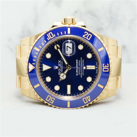 rolex bluesy full gold|rolex submariner official website.